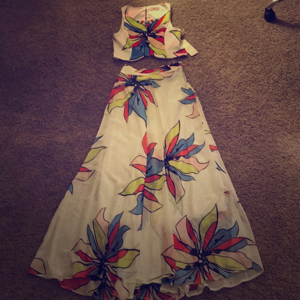 NEW La Pateau Two Piece Floral Dress